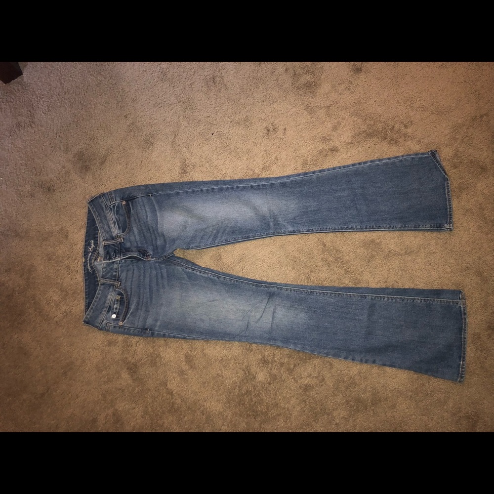AE flare jeans size 4 long